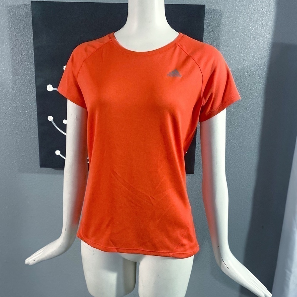 NWOT Adidas Climalite Shirt Hot Orange Women's Size S